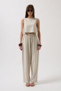 Yandan Bağlamalı Crop Bluz resmi
